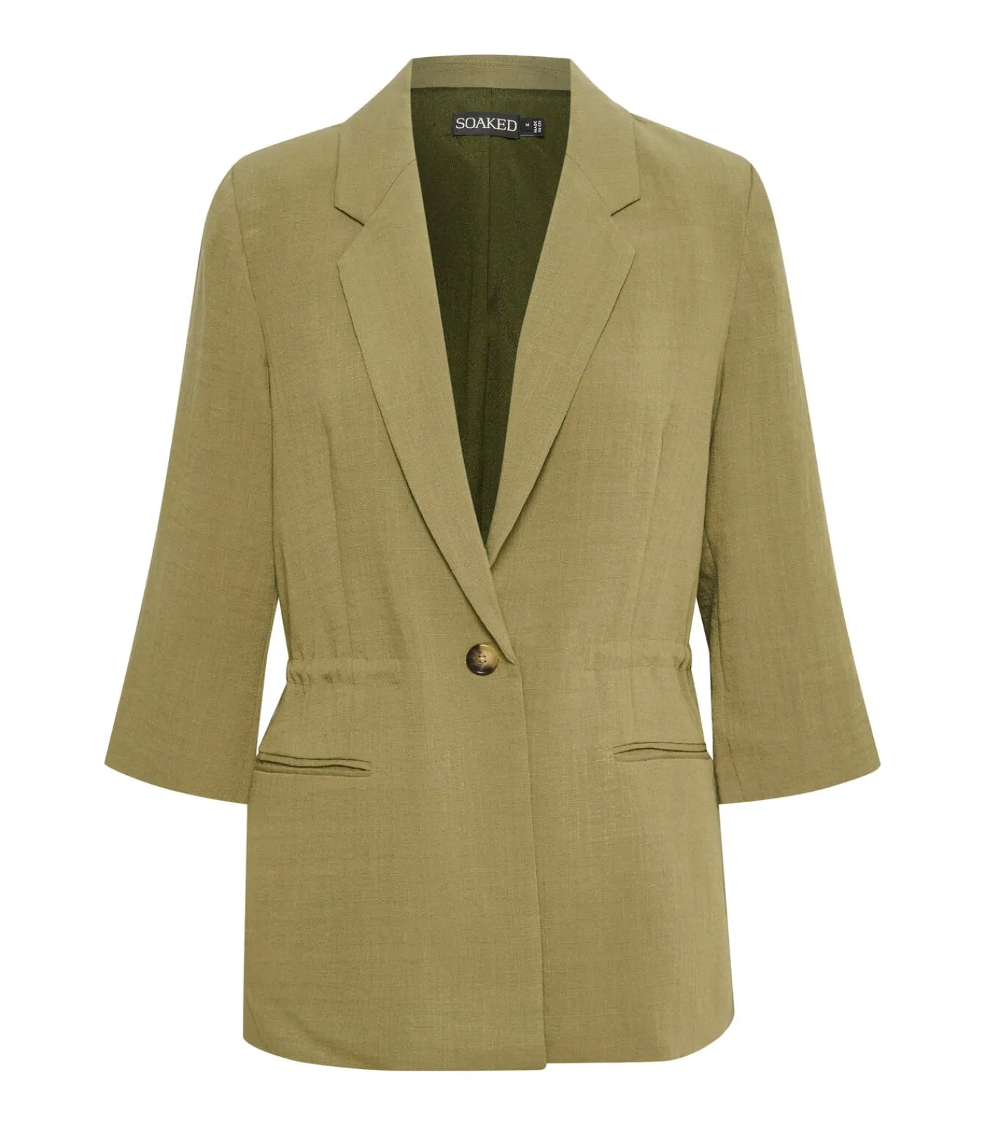 DAMES Soaked in Luxury Blazer met trekkoord voor dames Camile