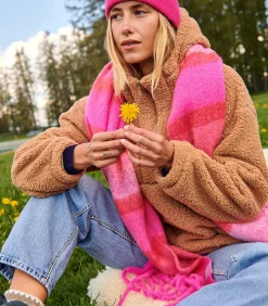 DAMES Banana Moon BLISS SAGUENAY Sjaal roze