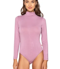 Clearance Body met lange mouwen en opstaande kraag MICRO TOUCH DAMES Bh's En Body's