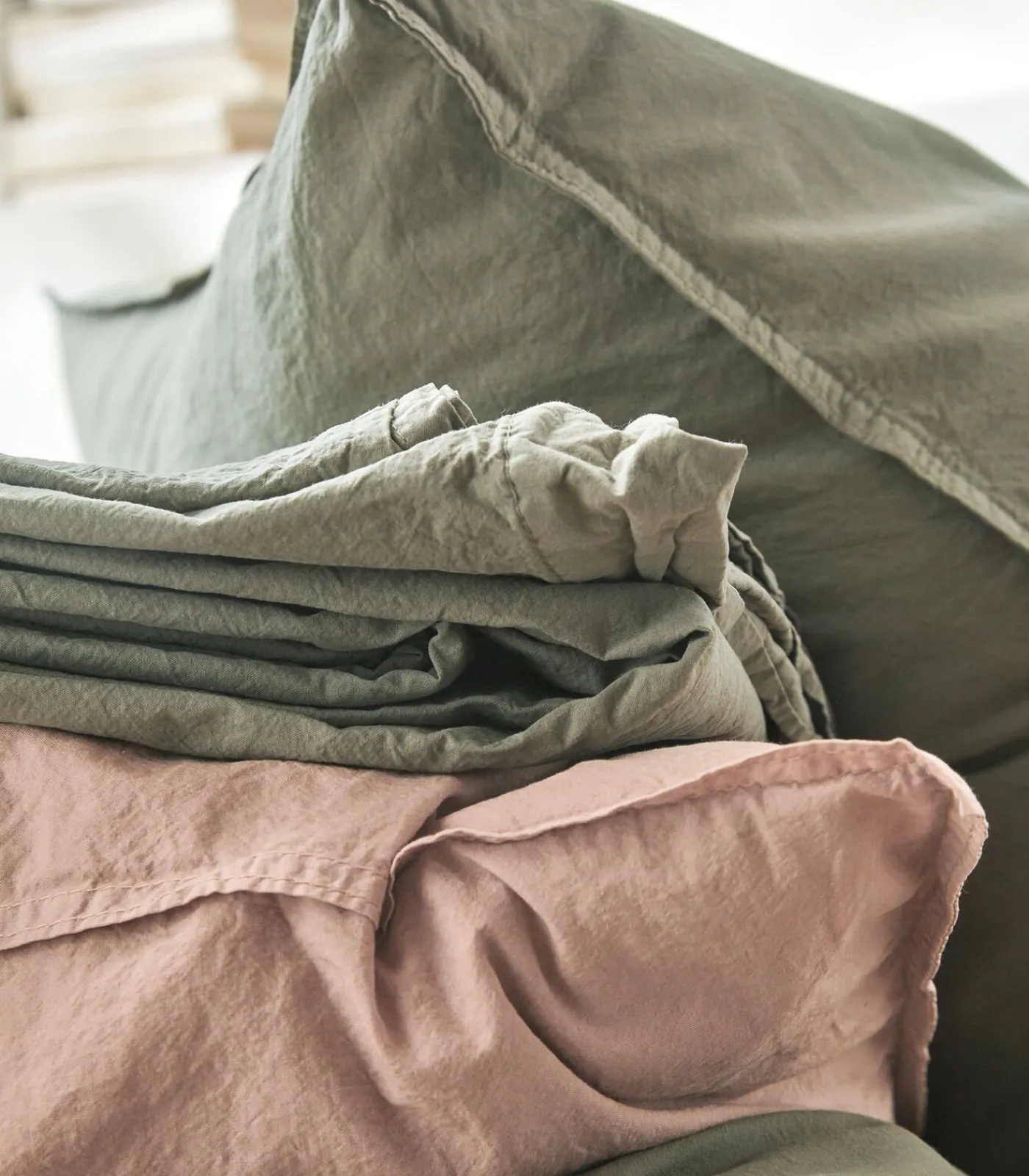 Blanc des Vosges BOHEME Toundra - Laken Perkaal Stonewashed