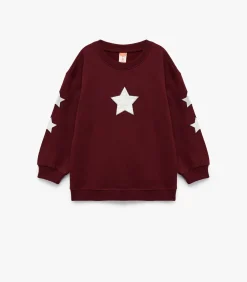 Sale Kindertrui Ronde Hals Sterapplicatie Kinderen Truien & Cardigans