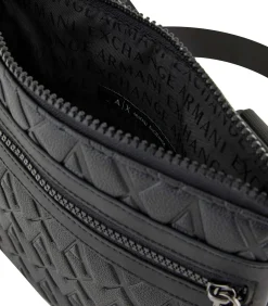 Heren Armani Exchange Conn Borsa Platte Crossbodytas