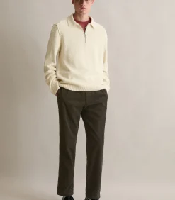 Clearance Bouclé gebreide trui relaxed Heren T-Shirts & Polo's