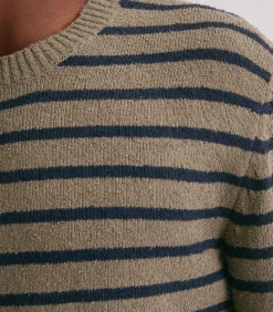 Sale Bouclé trui regular Heren Truien & Cardigans