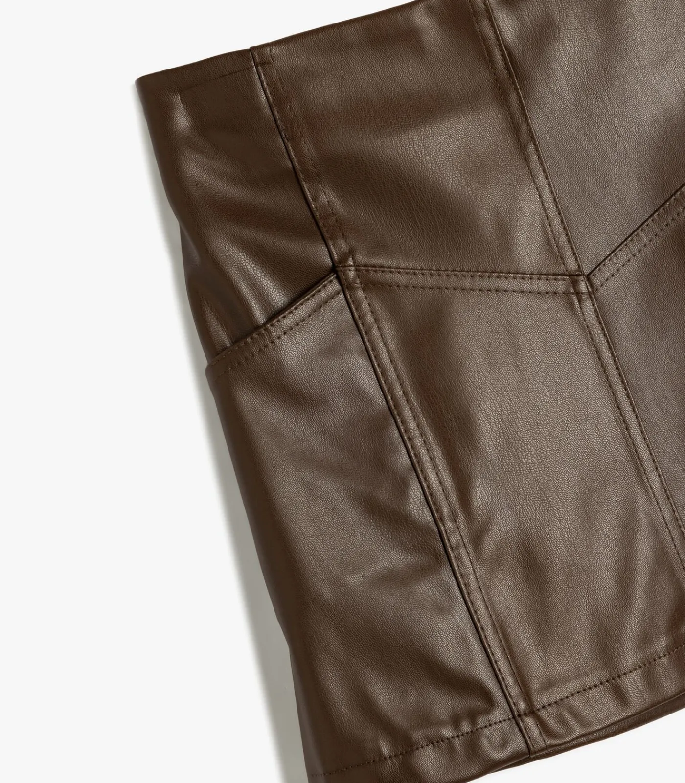 Boven knielengte Imitatieleer Rok Kinderen Rokken