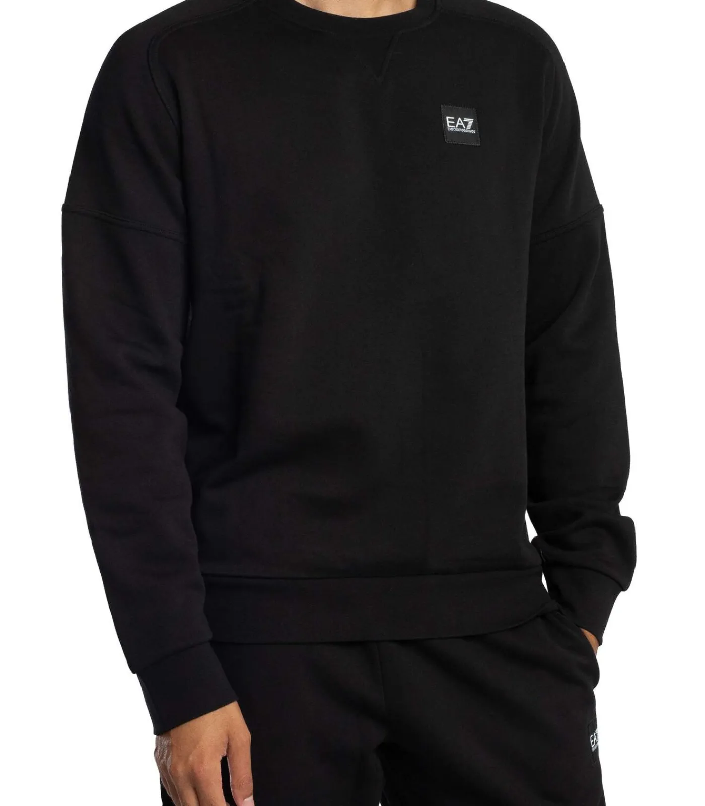 Heren EA7 Box Logo Sweat Trainingspak