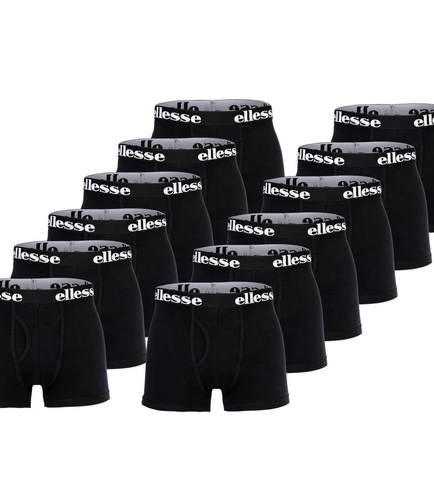 Kinderen Ellesse Boxershorts BARLITA Jungen Unterhosen 12P Verpakking van 12