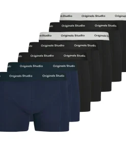 Outlet Boxershorts JACVESTERBRO SOLID TRUNKS 7 PACK 7-pak Heren Boxers