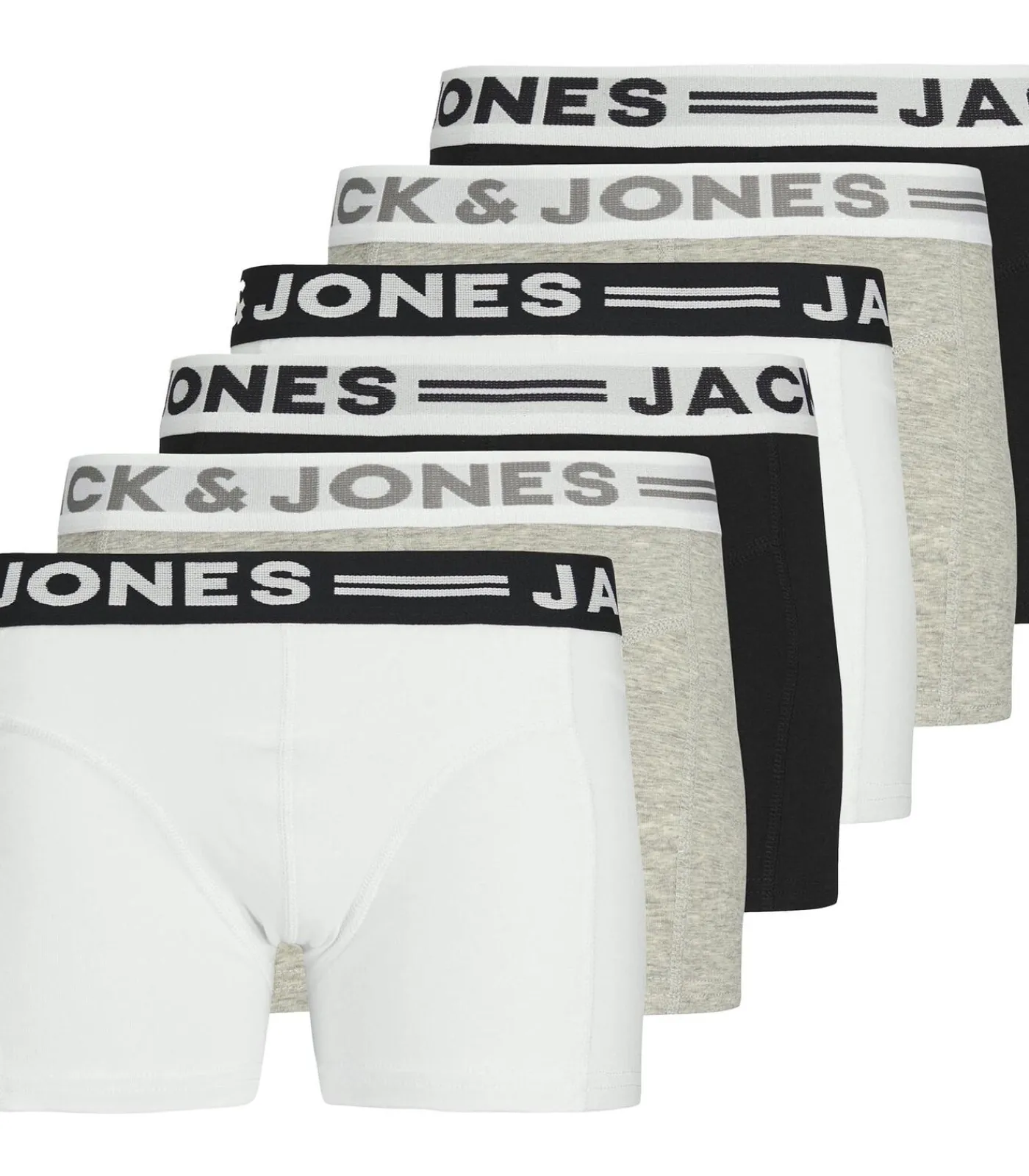 Kinderen JACK & JONES Boxershorts SENSE TRUNKS 6 PACK JNR NOOS Set van 6