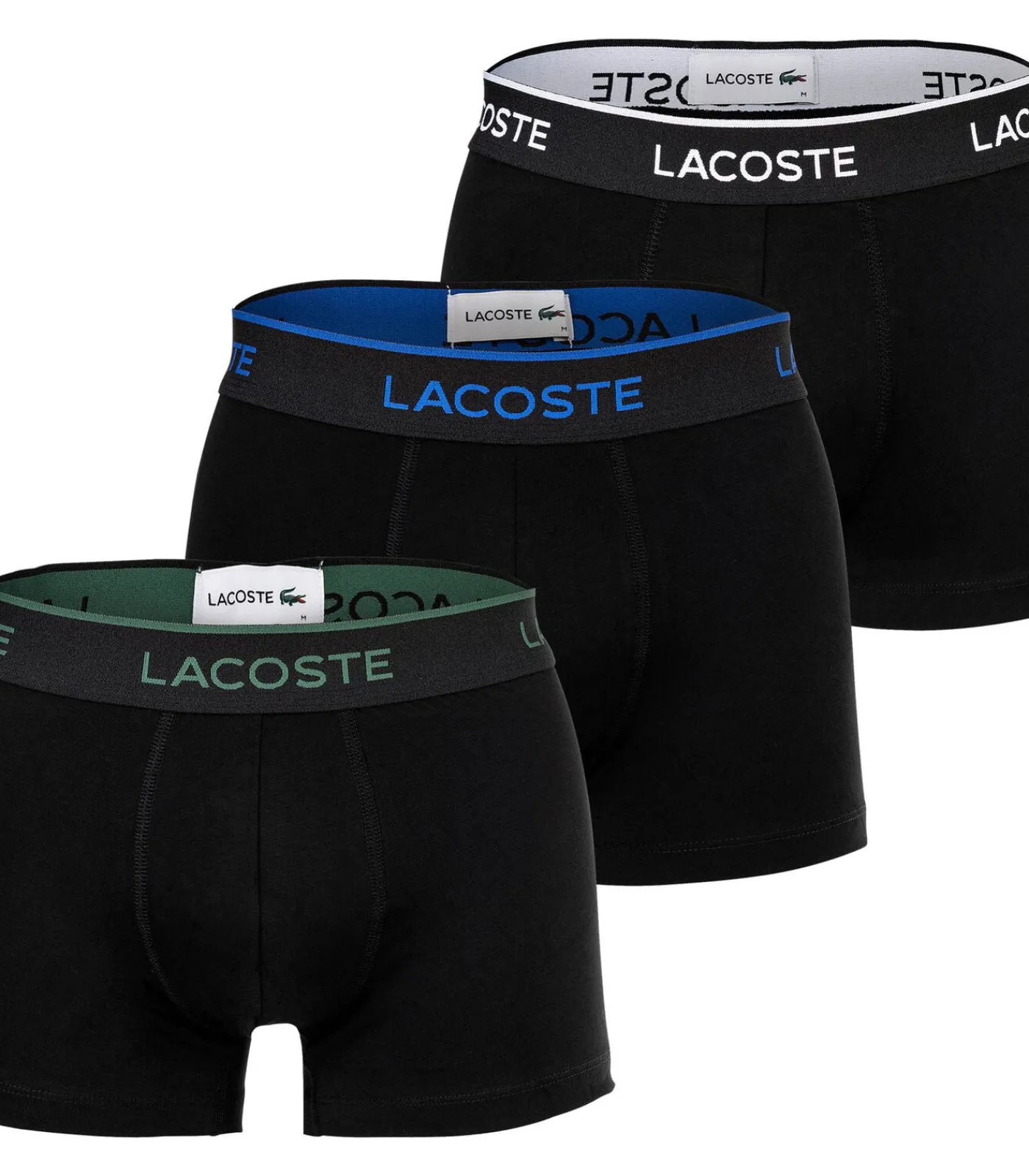 Heren LACOSTE Boxershorts Set van 3