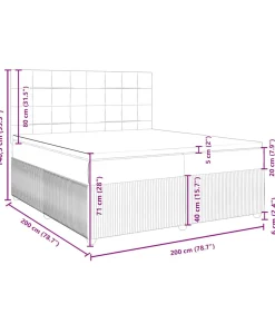 Sale Boxspring met matras fluweel donkerblauw 200x200 cm Bedden