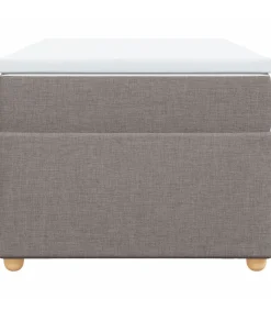 Sale Boxspring met matras stof taupe 100x200 cm Bedden