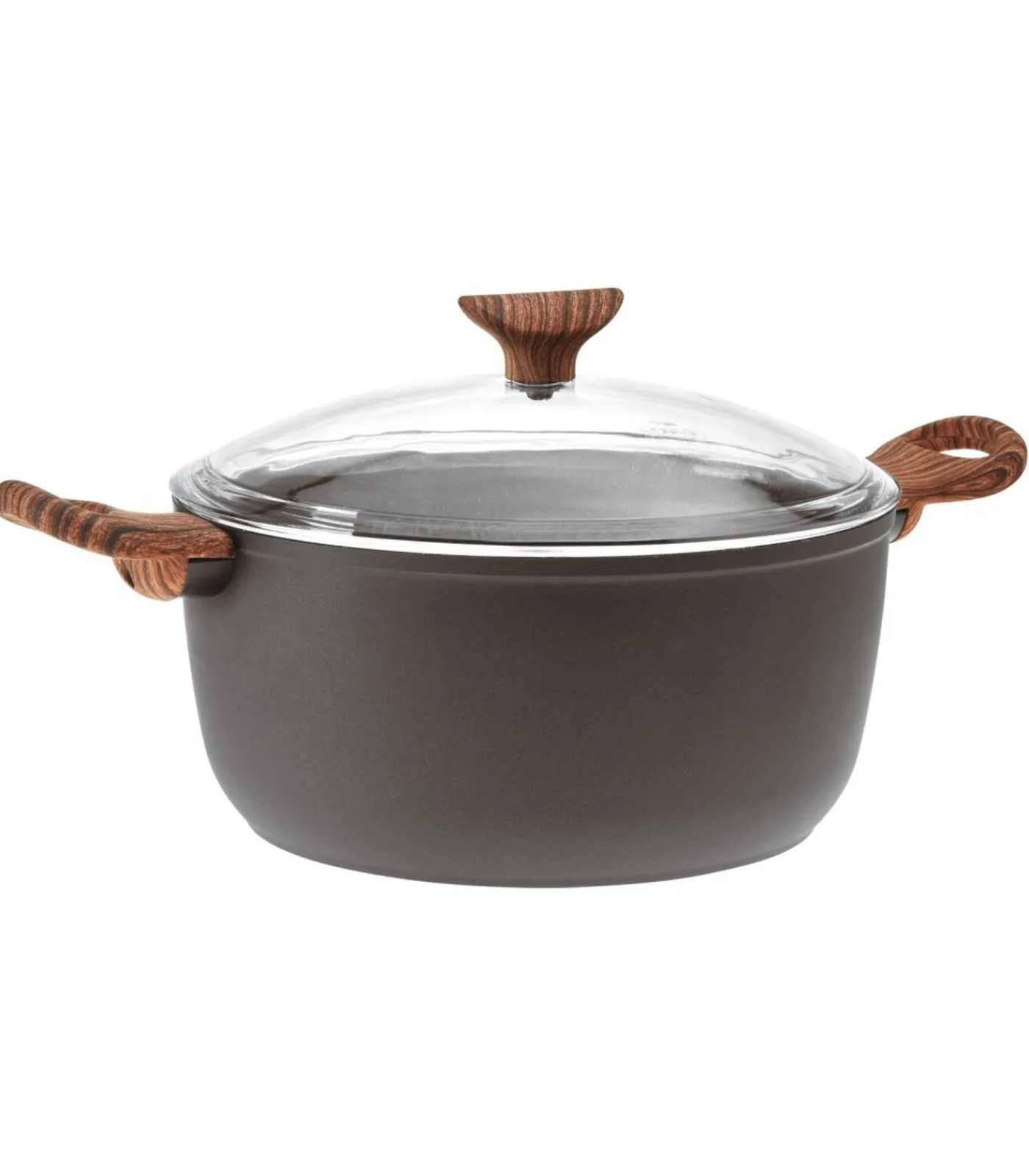 Outlet Braadpan Rock 'n' Rose - Zwart - ø 24 cm / 4.5 liter - standaard anti-aanbaklaag Potten & Pannen