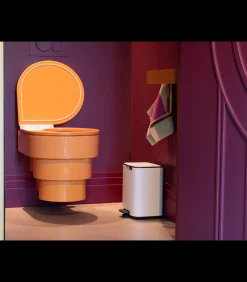 Hot Bo Pedaalemmer, 7 liter, stil sluitend, kunststof binnenemmer - Manden En Bakken