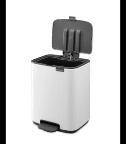 Hot Bo Pedaalemmer, 7 liter, stil sluitend, kunststof binnenemmer - Manden En Bakken