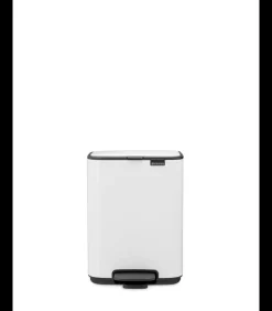 Brabantia Bo Pedaalemmer, 4 liter, stil sluitend, kunststof binnenemmer -