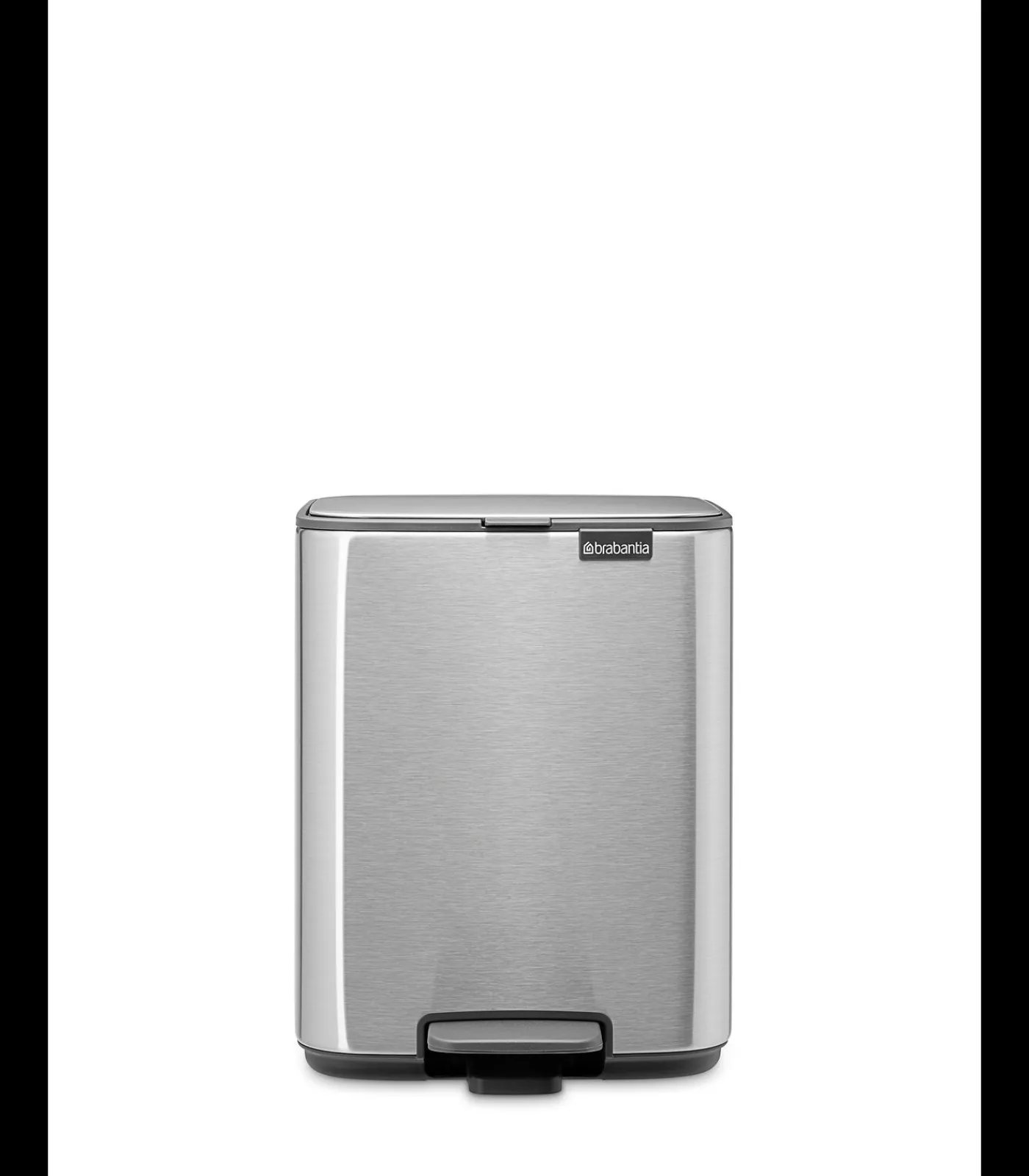 Discount Bo Pedaalemmer, 7 liter, stil sluitend, kunststof binnenemmer - Matt Steel Fingerprint Proof Manden En Bakken