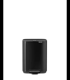 Brabantia Bo Pedaalemmer, 4 liter, stil sluitend, kunststof binnenemmer - Matt