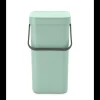 Outlet Sort & Go afvalemmer, 12 liter - Jade Green Manden En Bakken