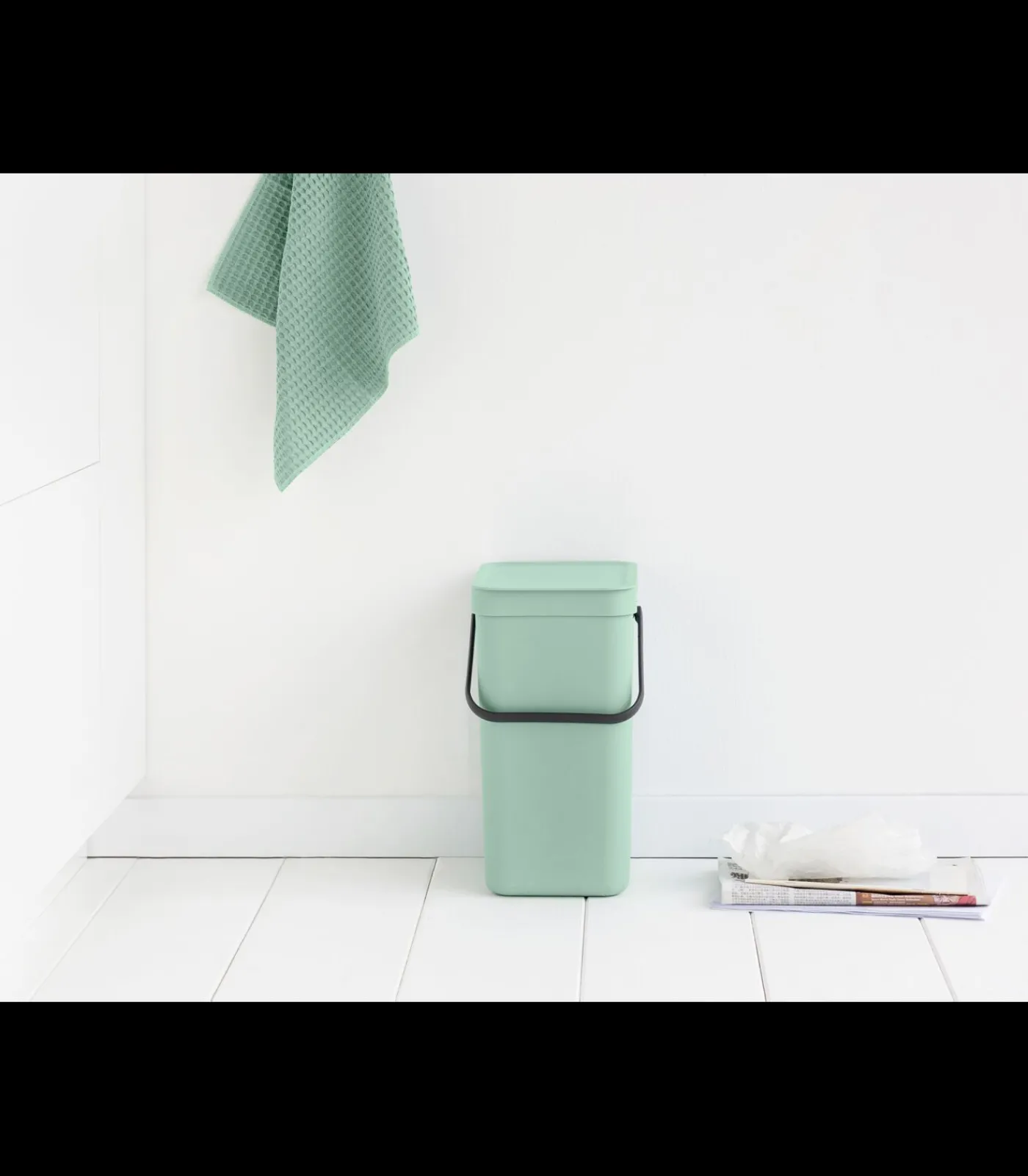 Outlet Sort & Go afvalemmer, 12 liter - Jade Green Manden En Bakken