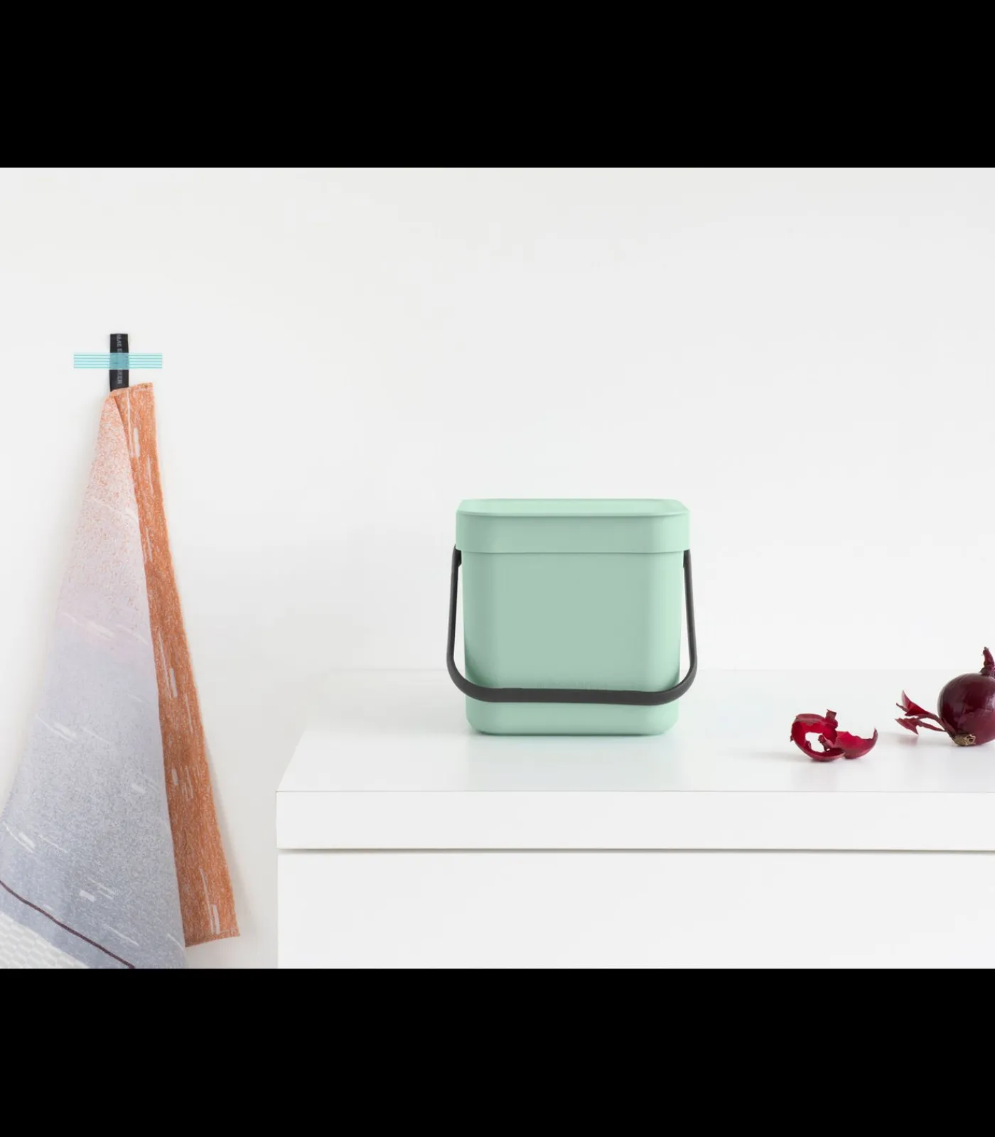 Brabantia Sort & Go afvalemmer, 3 liter - Jade Green