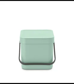 Outlet Sort & Go afvalemmer, 6 liter - Jade Green Manden En Bakken