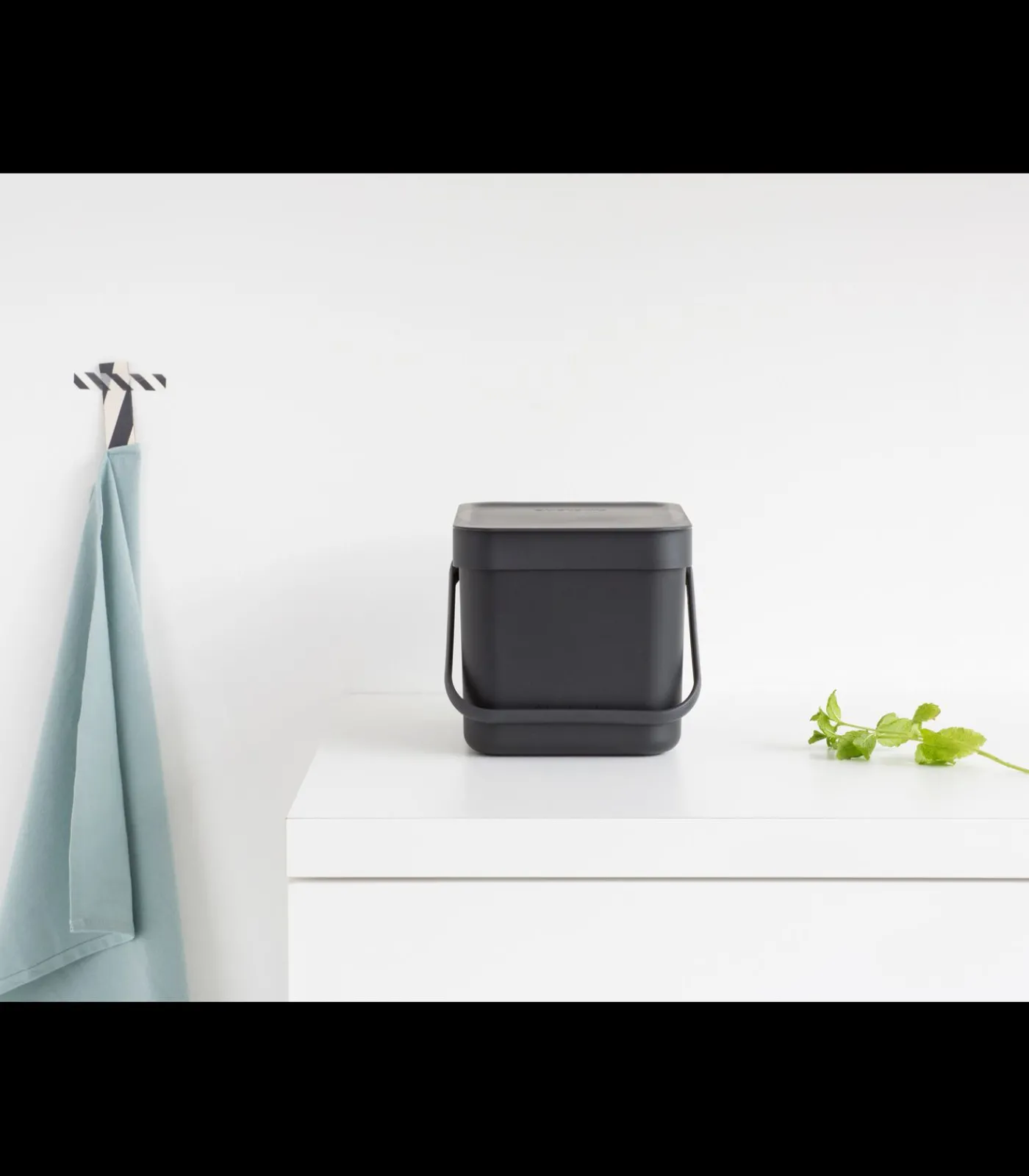 Clearance Sort & Go afvalemmer, 6 liter - Grey Manden En Bakken