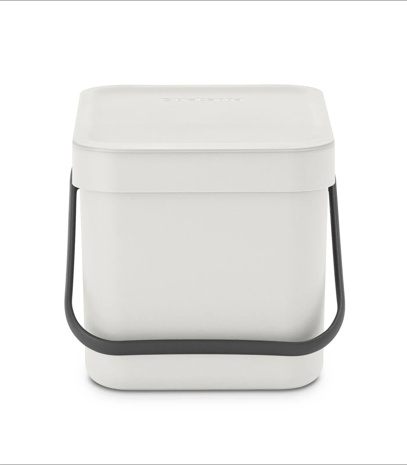 Brabantia Sort & Go afvalemmer, 6 liter - Light Grey