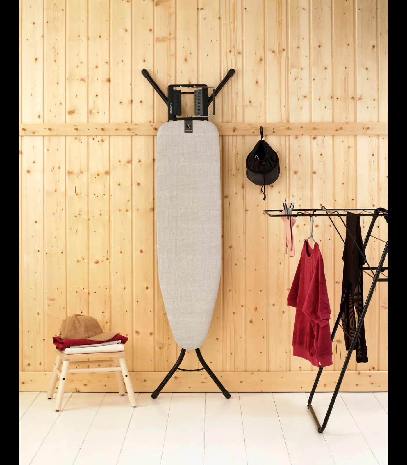 Brabantia Strijkplank A, 110x30 cm, strijkerhouder - Denim Grey