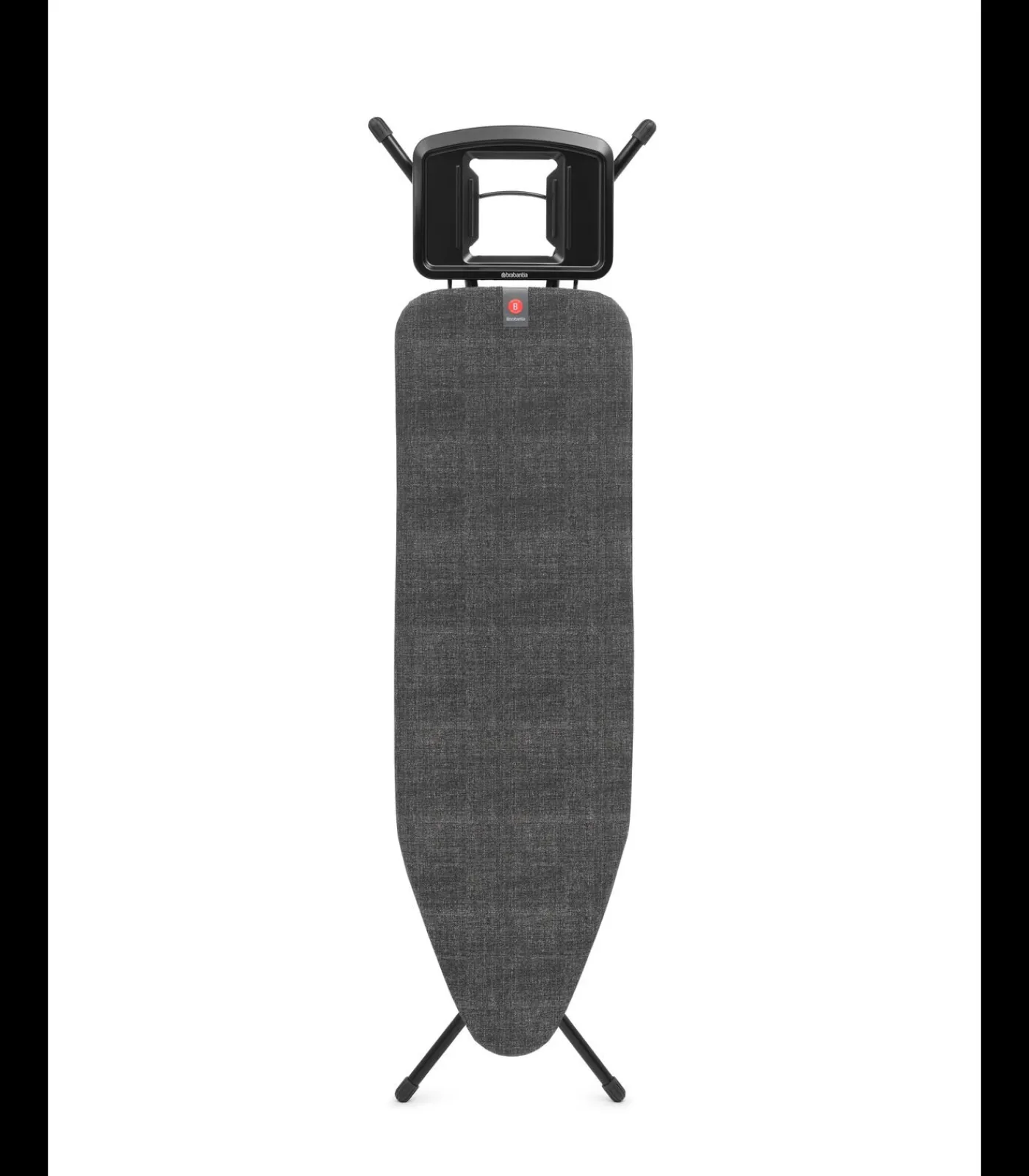 Brabantia Strijkplank B, 124x38 cm, solide strijkerhouder - Denim Black