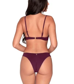 DAMES LUNA Braziliaanse laag uitgesneden badmode BLUE SENSE