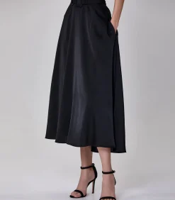 Discount Brede riem uitlopende rok DAMES Rokken