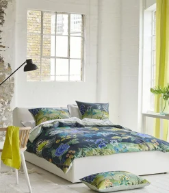 DESIGNERS GUILD Brocart décoratif - Kussensloop in katoen perkal met print
