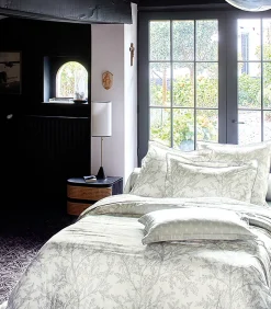 Discount BROCELIANDE Brume - Kussensloop Jacquard katoen Kussenslopen