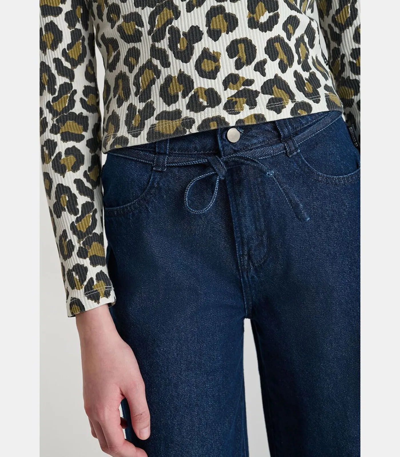 Outlet Broek flare van jeans ALEXGI Kinderen Shorts & Broeken