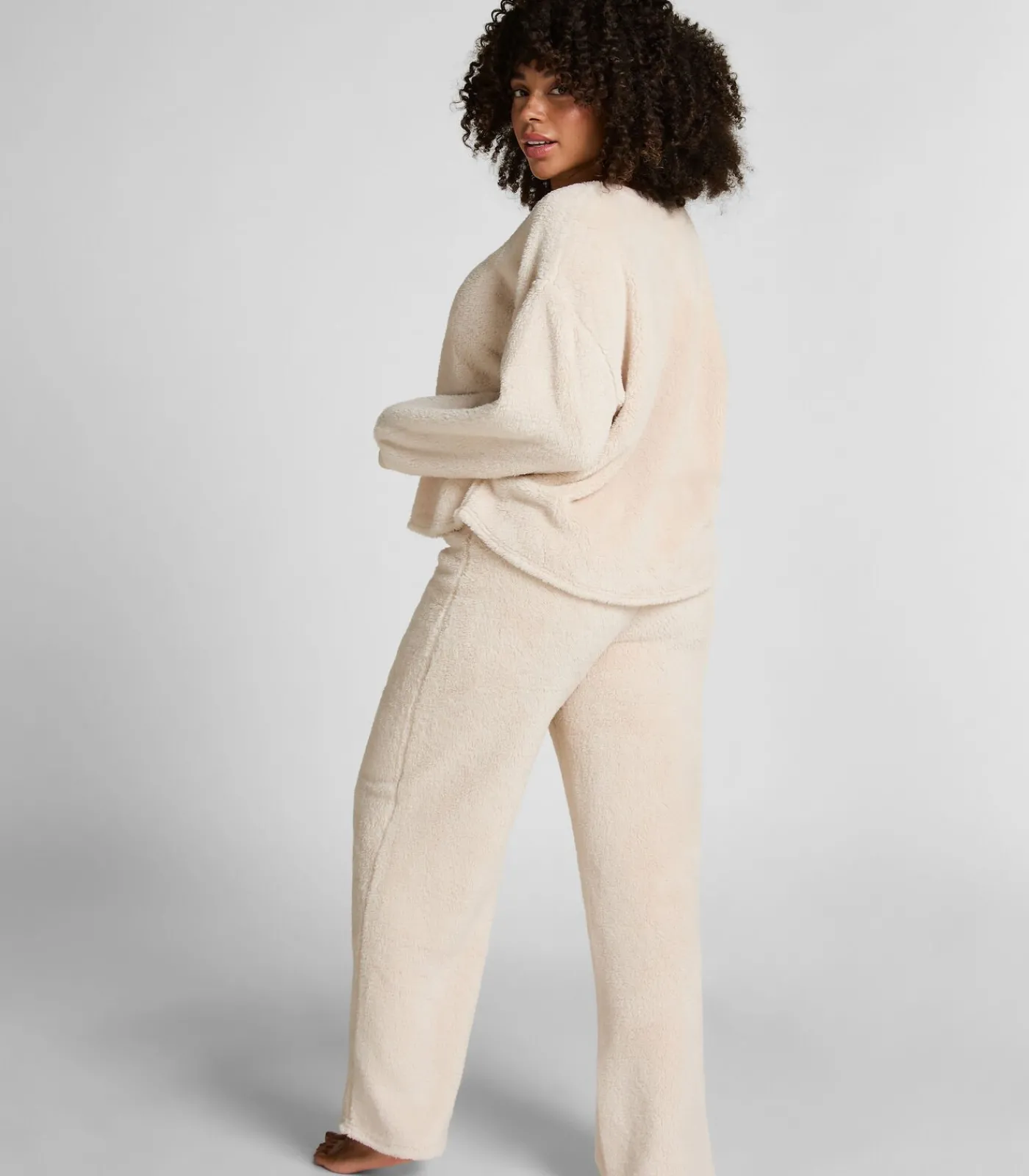 Broek Fluffy Fleece DAMES Nachtmode