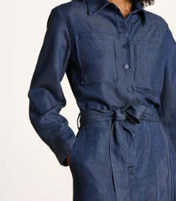 Discount Broekpak in raw denim DAMES Jumpsuits