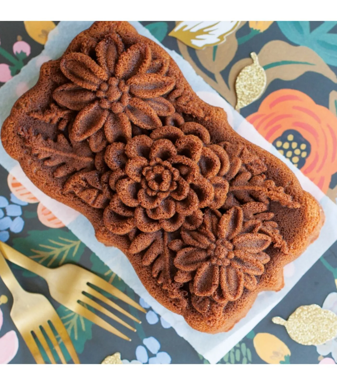 Nordic Ware Broodbakvorm Wildflower Loaf Pan Koper 24 x 15 cm / 1.4 liter