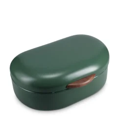 Hot Broodtrommel 40x29xH19,5cm groen Crust Keukenaccessoires