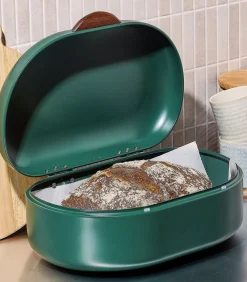 Hot Broodtrommel 40x29xH19,5cm groen Crust Keukenaccessoires