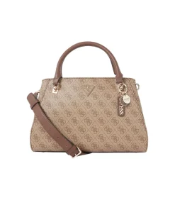 DAMES GUESS Bruin Noelle Handtas Met Afneembare Schouderriem