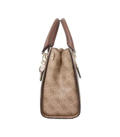 DAMES GUESS Bruin Noelle Handtas Met Afneembare Schouderriem