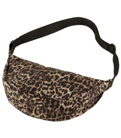 Bruine crossbody tas met luipaard print DAMES Tassen