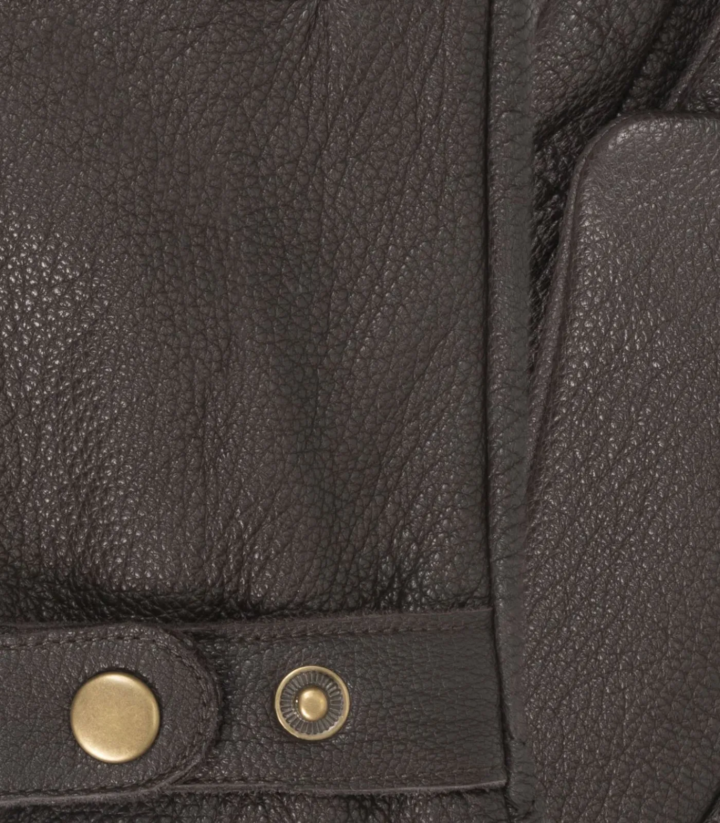 Hot Bruine leren herenhandschoenen met aantreklusje Heren Handschoenen