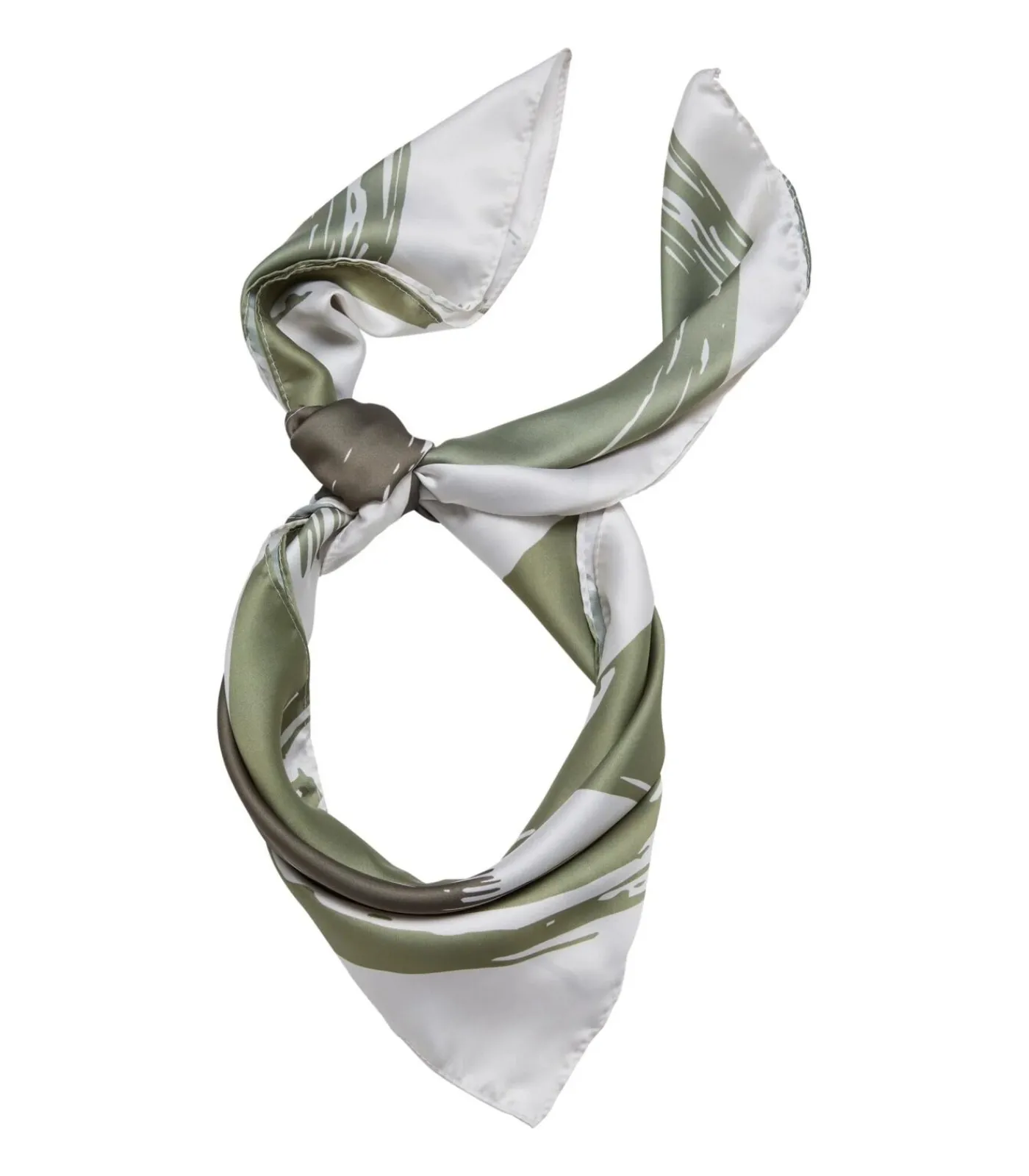 Online BRUSH STROKE - Bandana - Olijfgroen Heren Sjaals