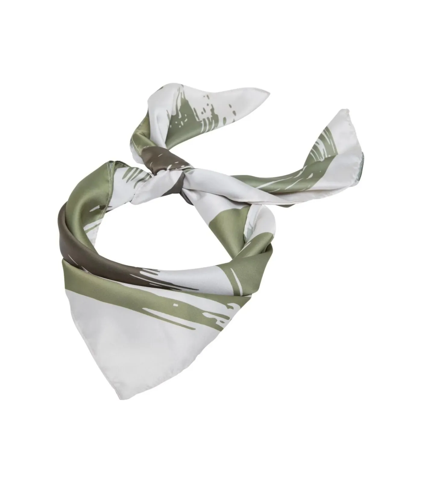 Online BRUSH STROKE - Bandana - Olijfgroen Heren Sjaals