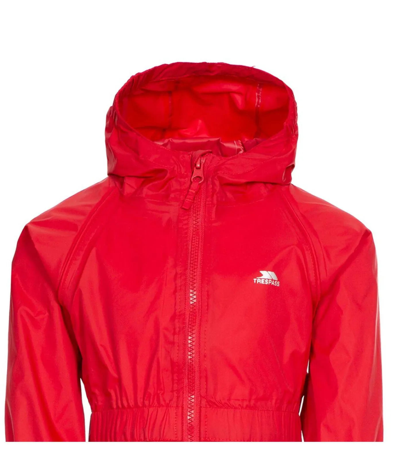 Outlet BUTTON - Regenpak - Rood Kinderen Jassen