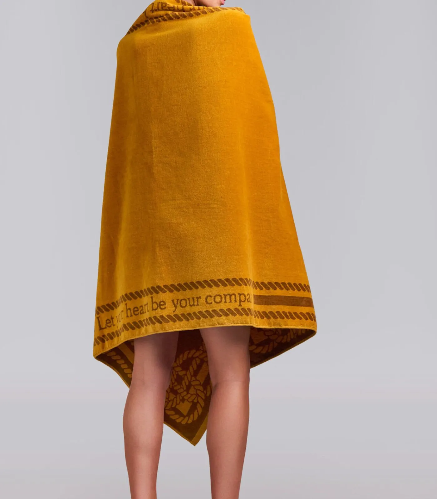 Sale cache coeur badlaken Handdoeken