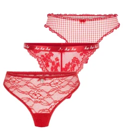 New Cadeauset string kerst DAMES Slipjes