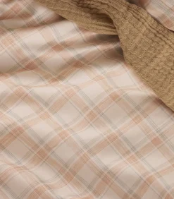 ESSIX Cadence - Bedlinnenset Dekbedovertrek + rechthoekige kussensloop in katoen perkal